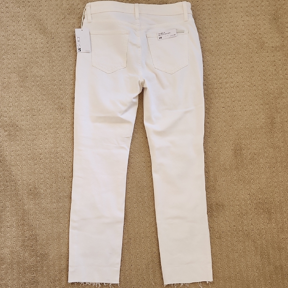 Joe's Jeans Women's White Straight Leg Jeans
